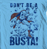 Superman Busta T-shirt Classic Justice League Super Friends DC comics tee t-shirt graphic tee