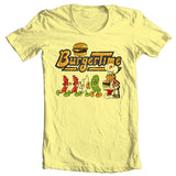 Burger Time t-shirt retro 80s arcade game vintage cotton graphic tee