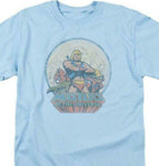 He-Man T-shirt Masters Universe classic fit distressed blue graphic tee DRM267