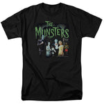 Munster's T-shirt men's classic fit black cotton graphic tee NBC895