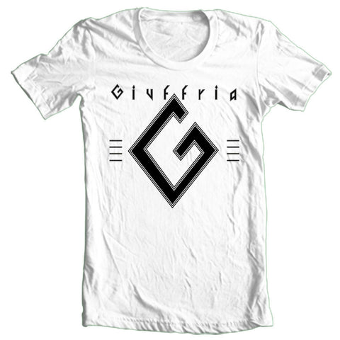 Giuffria T-shirt Logo 1980's heavy metal retro classic rock cotton concert tee