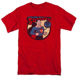 Superman T-shirt Man of Steel Golden Age DC comic book tee