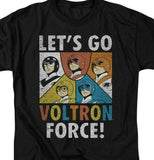 Voltron Anime robot black tee for sale online store