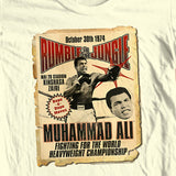 Muhammad Ali T-shirt Rumble in Jungle boxing print graphic cotton tee ALI132