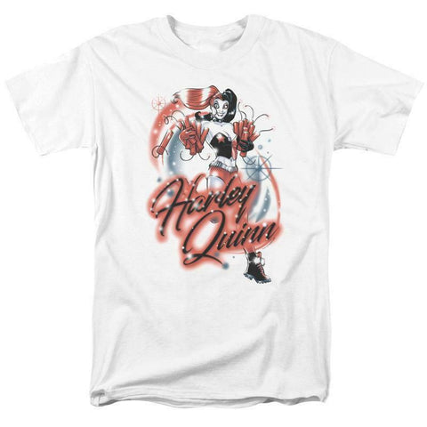DC Comics Harley Quinn 'Dynamite' T-shirt white cotton tee BM2848