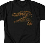 Jurassic Park t-shirt Sci-Fi  Movie T-Rex dinosaurs cotton graphic tee UNI181