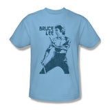 Bruce Lee T-shirt Fight Stance vintage 70's Dragon distressed cotton tee BLE113