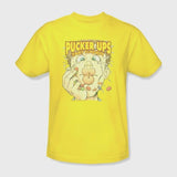 Pucker Ups T-shirt retro distressed candy logo 100% cotton graphic tee