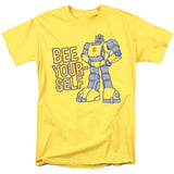 Transformers Bumble Bee T-shirt adult regular fit cotton graphic yellow tee