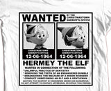 Hermey the Elf T-shirt Wanted Festive Christmas Tees to Spread Holiday Cheer! graphic tee
