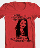 The Munsters T-shirt Lily How Lovely retro 60s TV red graphic tee printed