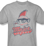 Major League T-shirt Wild Thing 90s baseball movie cotton blend grey tee Par474