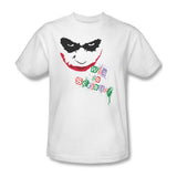 The Joker T shirt Why So Serious Dark Knight superhero Batman cotton tee Heath Ledger