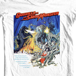 Godzilla vs Smog Monster T-shirt vintage style new graphic sci-fi tee