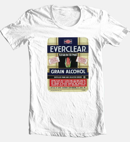 Everclear Grain Alcohol Graphic T-Shirt | Vintage Design Liquor Graphic Tee
