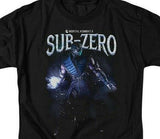 Mortal Combat X Sub-Zero T-shirt men's regular fit graphic tee retro video game tee for sale