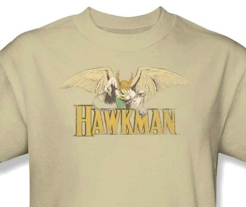 Hawkman T-shirt Free Shipping 80's cartoon DC superhero Super Friends tee DCO176