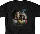 Star Trek T-shirt Retro 60s original crew Kirk  Spock graphic tee throwback design tshirts for sale