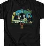 The Munsters Family T-shirt men's regular fit black cotton graphic tee NBC892