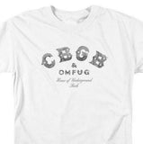 CBGB Retro 70s Punk Rock Bar NY City graphic white cotton T-shirt CBGB104