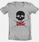 Death Proof Skull T-shirt Stuntman Mike Skull horror movie cotton blend grey tee