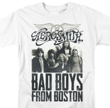 Aerosmith T-shirt Bad Boys Boston men's regular fit 100% cotton tee