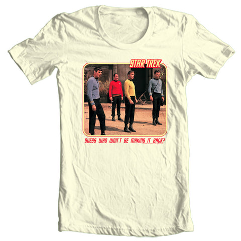Star Trek Red Shirt T-shirt  original Trekkies 70s Battlestar Galactica CBS268