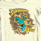 Superman SuperHombre T-shirt Golden Age DC comics graphic cotton tee Spanish Latino