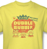 Dubble Bubble T-shirt men's regular fit 100% cotton graphic tee yellow tee for sale