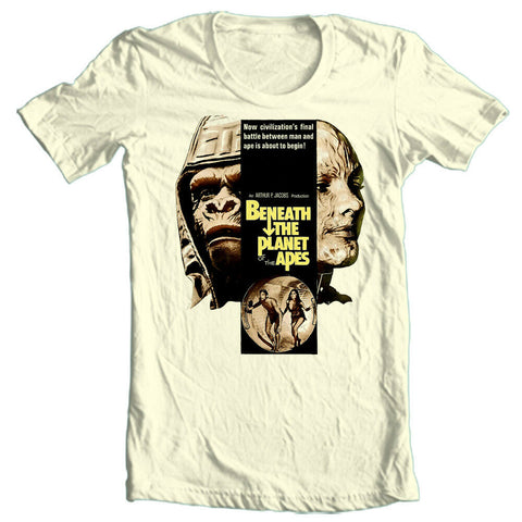 Beneath the Planet of the Apes t-shirt 1970s movie cotton tee
