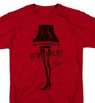 Christmas Story Fragile Lamp T-shirt retro 1980s holiday movie film  WBM667