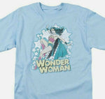 Wonder Woman distressed DC Comics 80s 70s graphic tee shirt for sale