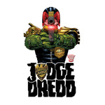 Judge Dredd Long Sleeve T-shirt cool superhero comic 100% white cotton tee JD102