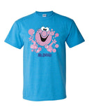 Mr. Bubble T-shirt men's regular fit cotton blend blue graphic tee