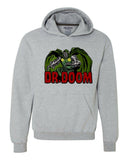 Dr. Doom Hoodie retro marvel design adult hooded sweatshirt