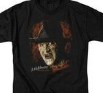 Nightmare On Elm Street T-shirt regular fit black cotton graphic tee WBM607