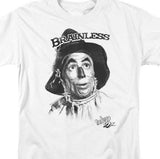 The Wizard of Oz The Scarecrow Brainless T-shirt white graphic tee 