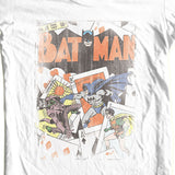 Bat-Man T-shirt Robin vs The Joker men's regular fit white cotton tee DCO135