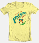 Pacifico Cerveza T-shirt beer bar mexico cotton graphic printed yellow white tee