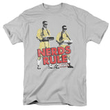 Revenge of the Nerds Band T-shirt cotton blend graphic grey tee