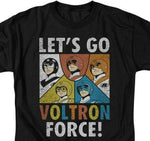 Voltron Force black tee shirt for sale online store 80s