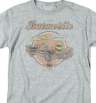 The Batmobile T-shirt DC comics Bat Man and Robin cotton tee bm1904