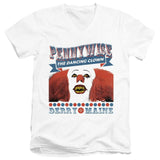 IT movie Pennywise T-shirt horror movie distressed  graphic cotton white tee