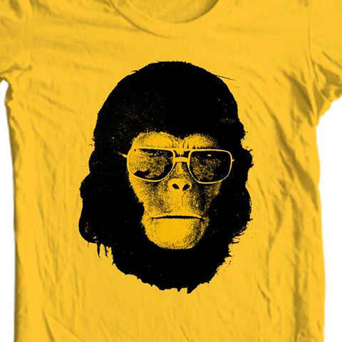 Planet of the Apes Sunglasses t-shirt roddy mcdowall original sci fi movie tee
