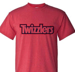 Twizzlers retro candy 70s 80s logo t-shirt for sale