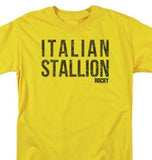Rocky Italian Stallion T-shirt Logo Retro 70's 80's Movie Distressed tee MGM183