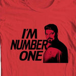 Star Trek T-shirt I'm Number One Will Riker red cotton tee