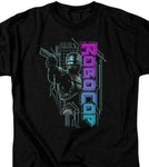 RoboCop Retro 80's action cyborg crime movie Detroit graphic t-shirt MGM395