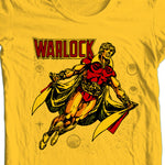 Adam Warlock distressed t-shirt Marvel Comics design adult cotton graphic tee
