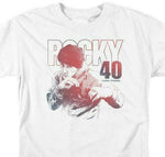 Rocky 40th Anniversary Commemorative T-Shirt: Graphic Cotton Tee MGM372